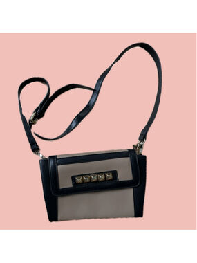 Vintage 2010s Studded Crossbody Bag Taupe Black – Indie Sleaze